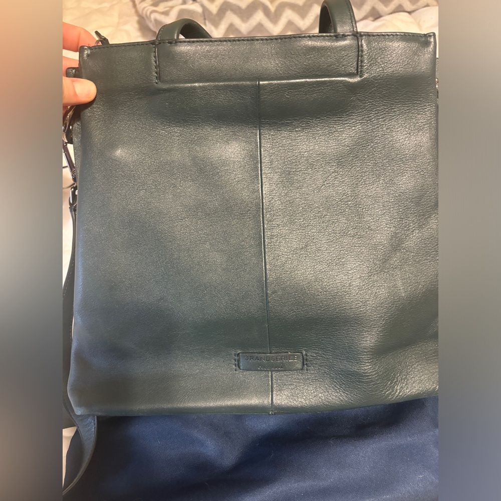 Green Leather Cole Haan Crossbody Bag